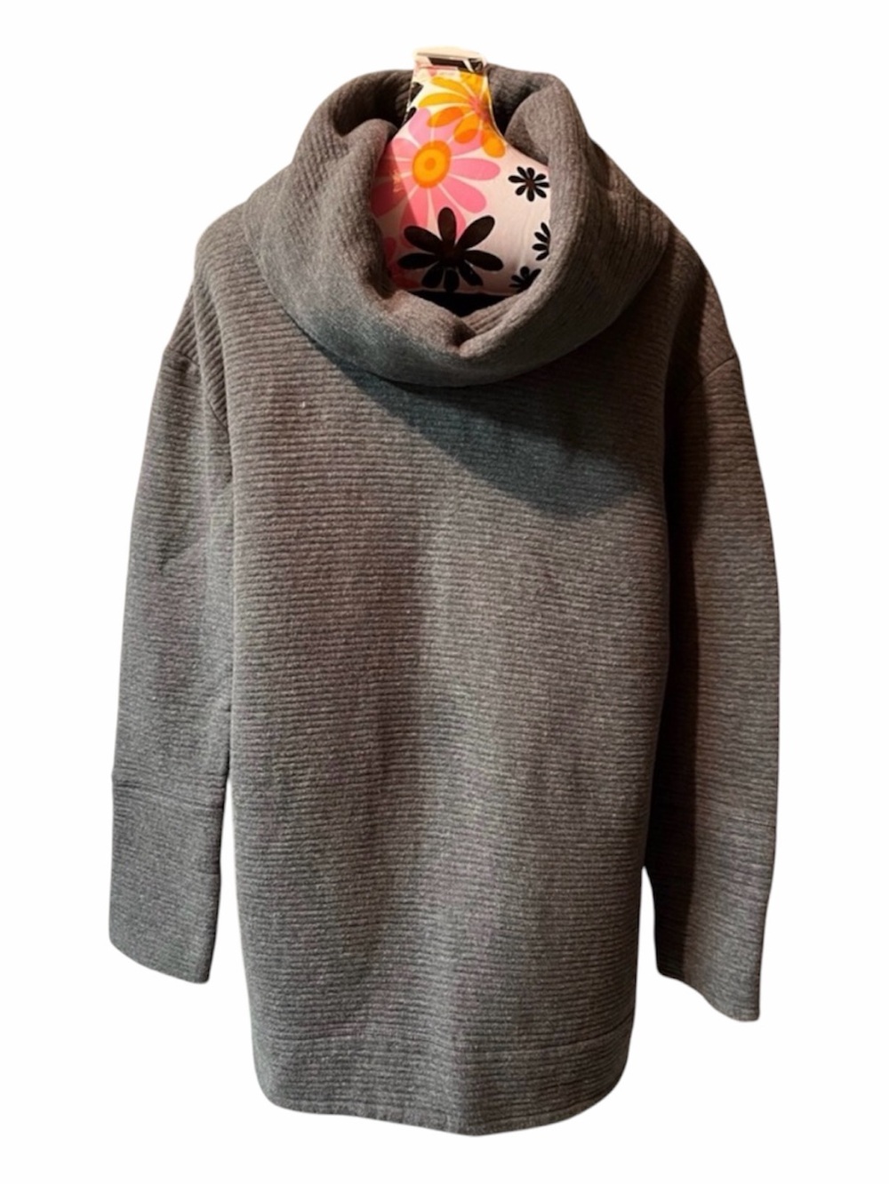 Grey Cowl Sweatshirt